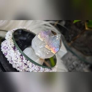 Angel Aura Amethyst Crystal Point